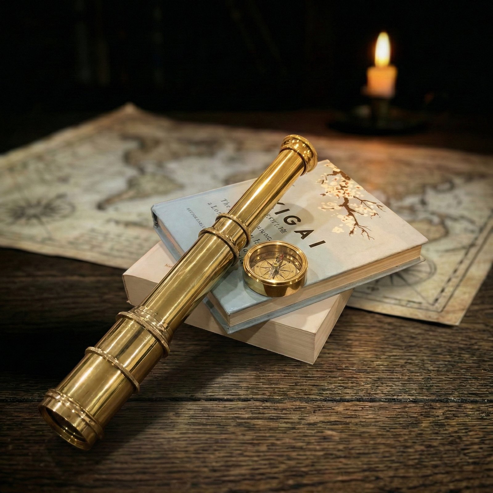 Brass Nautical Telescope 8